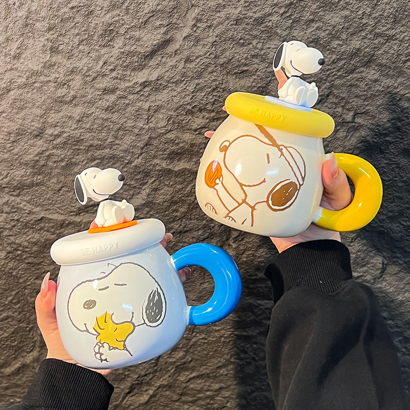 2026 New Kawaii Snoopy Ceramic - مراجعة Training Cup Straw وسعره