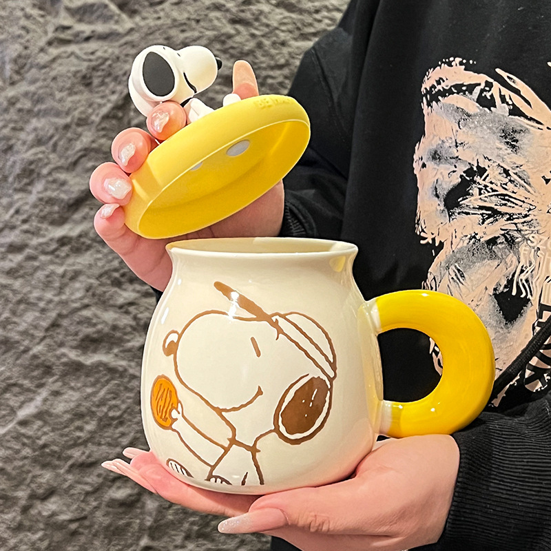 2026 New Kawaii Snoopy Ceramic - مراجعة Training Cup Straw وسعره