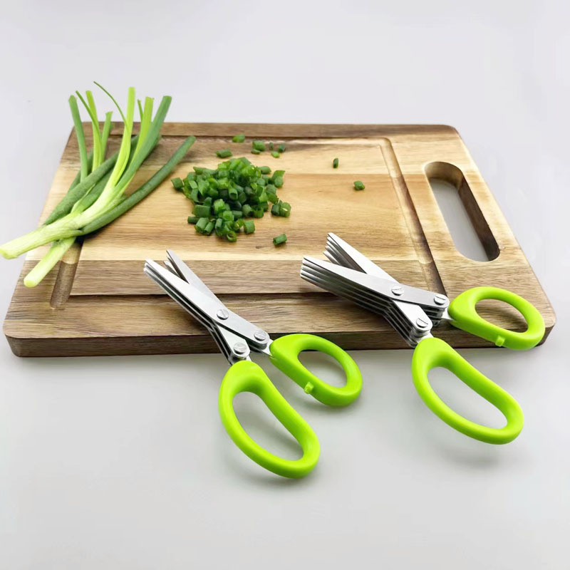 5-layer scallion chopper multi - مراجعة Baby Food Scissors وسعره
