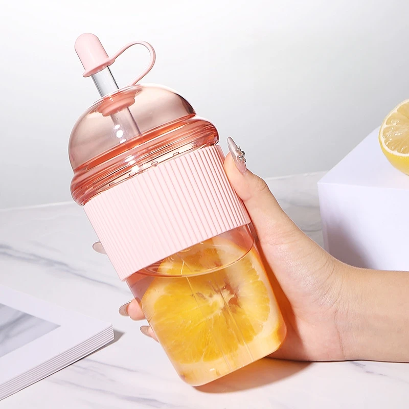 630ML Straw Cup with Lid and S - مراجعة Training Cup Straw وسعره