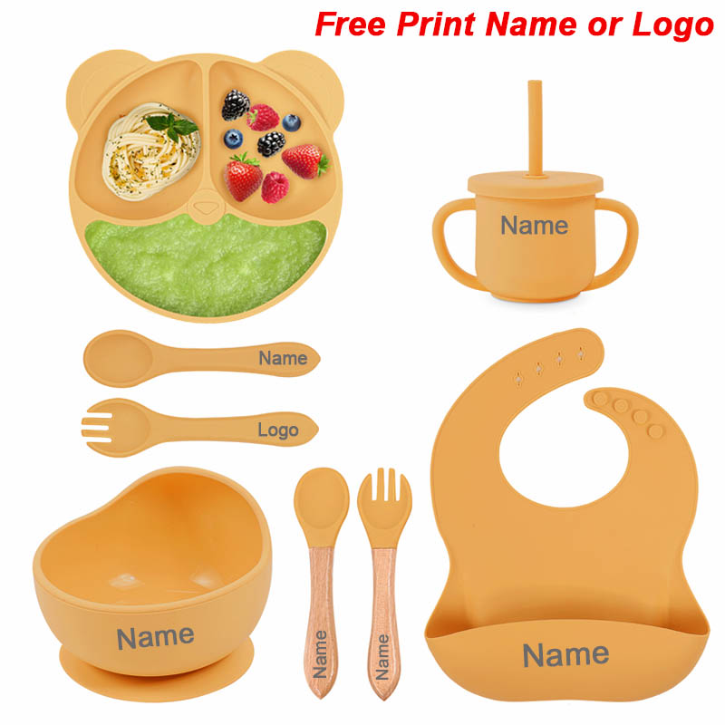 Feeding Set Silicone For Baby  - مراجعة Baby Food Utensils وسعره
