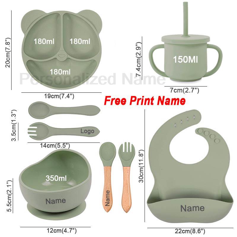 Feeding Set Silicone For Baby  - مراجعة Baby Food Utensils وسعره