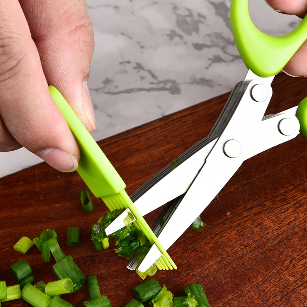Kitchen scissors: Stainless st - مراجعة Baby Food Scissors وسعره